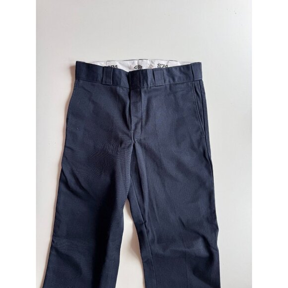 NWOT DICKIES 874 Dark Navy Polyester Cotton Twill Original Fit Pants, Size 30 - Picture 5 of 13